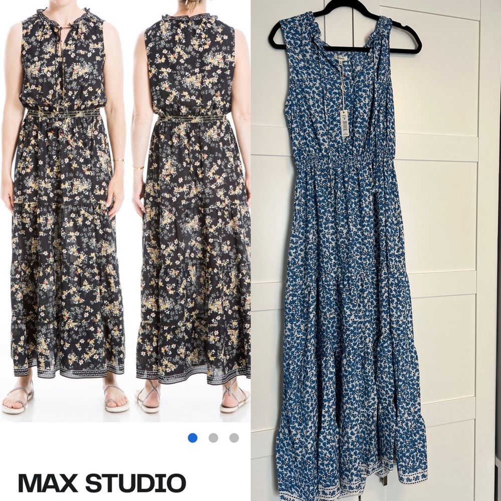 Max Studio Floral Maxi Dress NWT